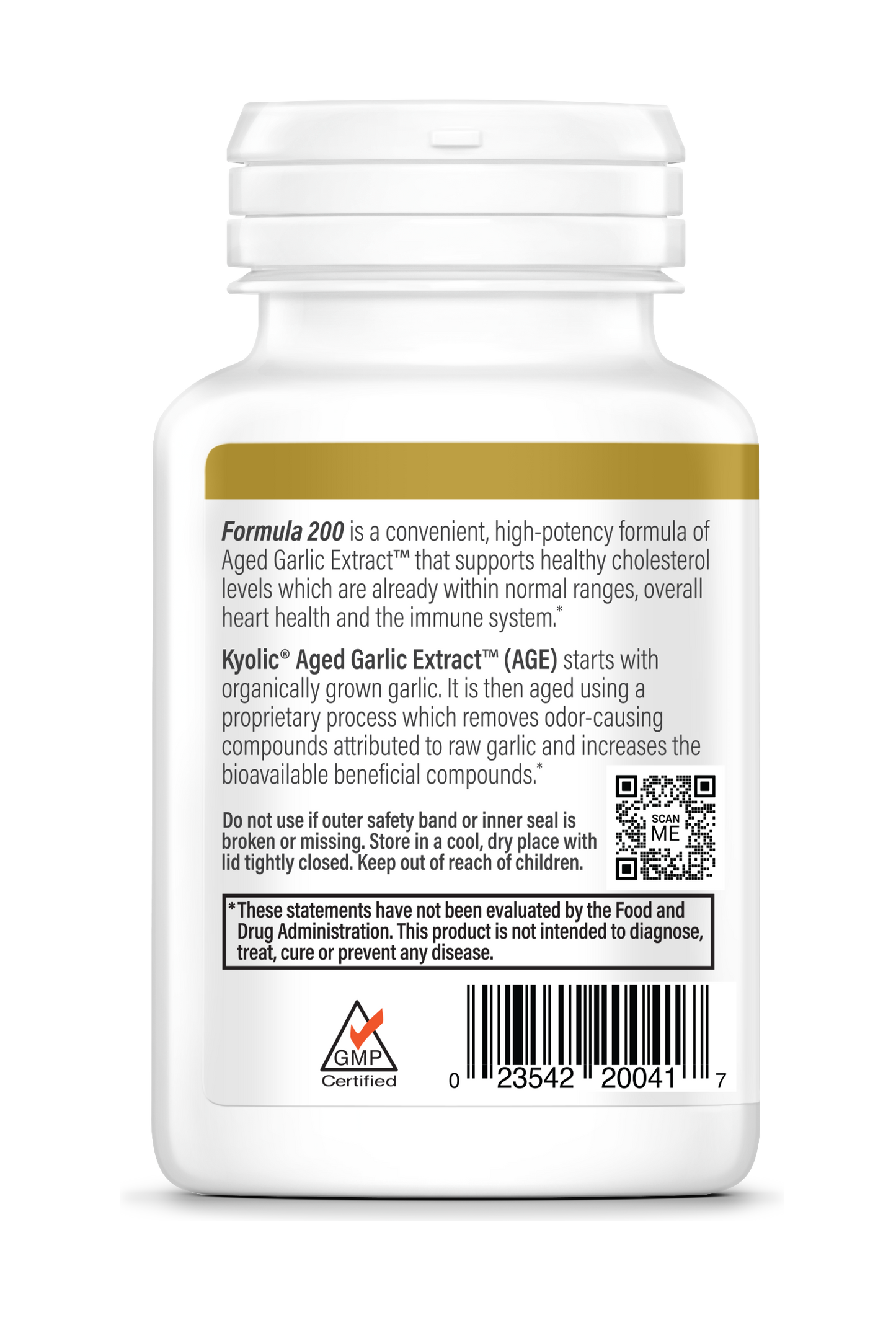 Kyolic Aged Garlic Extract Formula 200 - Cardiovascular & Immune, Reserve