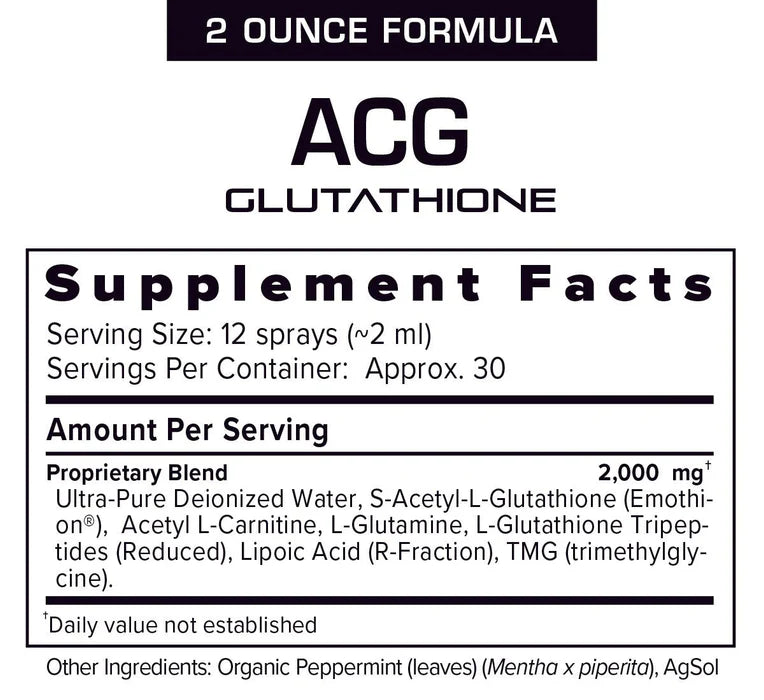 ACG GLUTATHIONE EXTRA STRENGTH