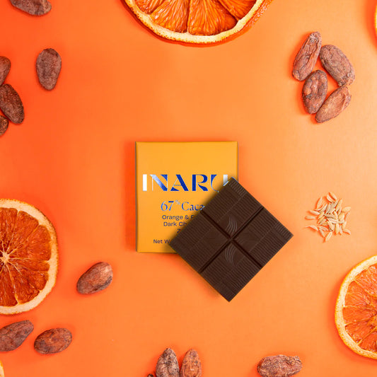 Inaru - Orange & Fennel 67% Cacao 13g