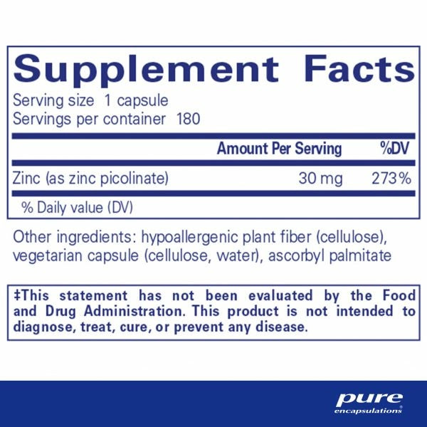 Zinc 30 - Pure Encapsulations